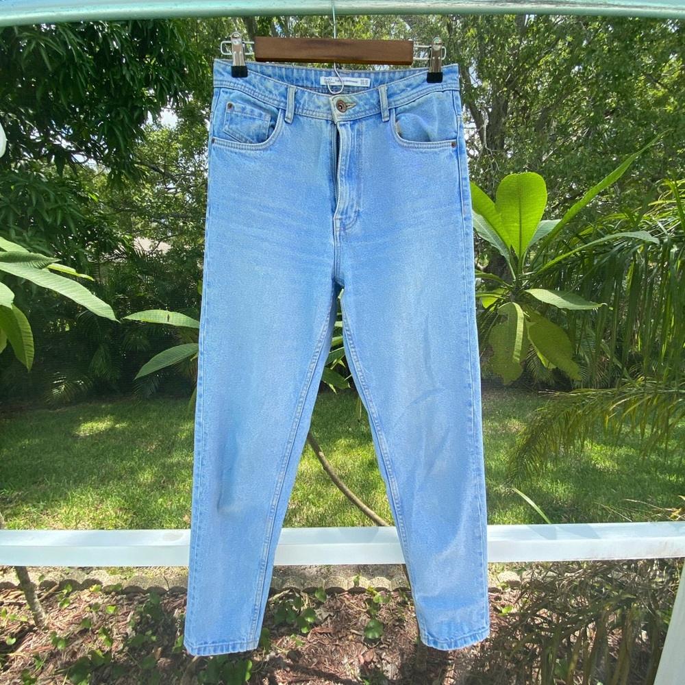 Baby blue Zara jeans